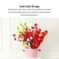thumbnail image 4 of Flores artificiales Wosthever 10 piezas rama de flor de cerezo decoración interior y exterior Rojo, 4 of 6