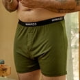 thumbnail image 5 of Woolverino - Men's Merino Wool Microweight Boxer Shorts - Olive Drab - Small, 5 of 5