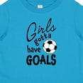 thumbnail image 4 of Inktastic Girls Gotta Have Goals Soccer Girls Baby T-Shirt, 4 of 5