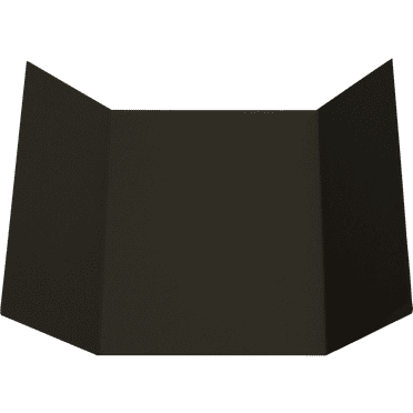 LUXPaper 5 x 7 A7 Gatefold Invitation, Black Linen, 50/Pack