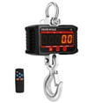 thumbnail image 1 of Labymos Wireless LCD Display Aluminum Alloy Crane Scale with Remote Control, 500kg Capacity, Multifunctional Handheld Heavy-Duty Weighing Device for Industrial Use, Battery Not Included (Black), 1 of 6