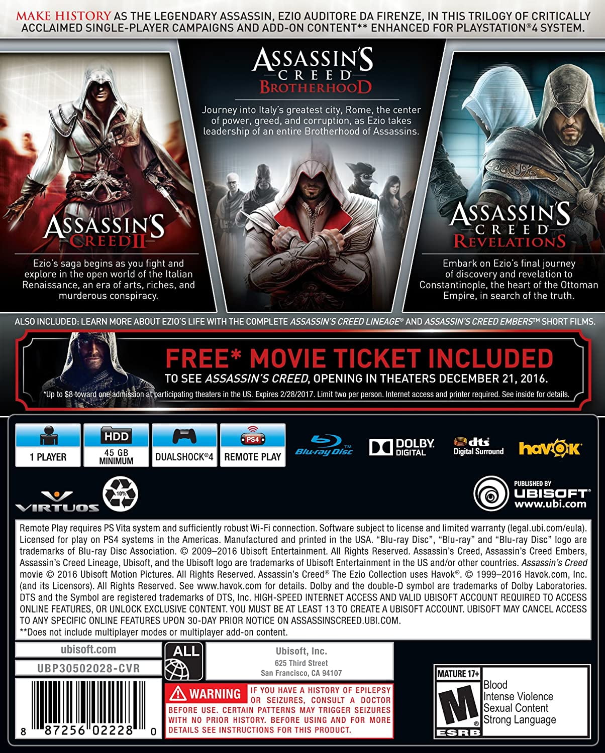 assassin's creed 1 playstation 4