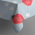 thumbnail image 5 of Strawberry Plants Fruit Flower Square Tablecloth,Waterproof Square Table Cover,Wipeable Spillproof Washable Table Cover for Home Kitchen Party Decor 42"X42"(107x107cm), 5 of 6