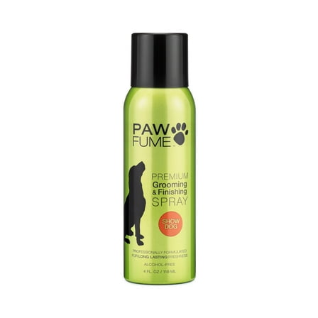 PawFume Show Dog Premium Grooming and Finishing Deodorizer Dog Spray, 4 fl oz Can