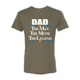 thumbnail image 2 of Wild Bobby,Dad The Man The Myth The Legend Best Daddy Father Gift, Father's Day, Men Premium Tri Blend Tees, Military Green, Small, 2 of 3
