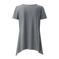 thumbnail image 4 of Vêtements de Grossesse Offres de l'Action de Grâce Liquidation Été Vêtements de Maternité pour Femmes Col Rond Manches Courtes Volants Pli Hauts de Grossesse, 4 of 4