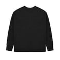 thumbnail image 5 of Soft Boys Henley Shirt Long Sleeve, Waffle Knit Thermal Top for Kids, 3-Button Casual Shirt Stretchy and Comfortable, Black,Size 4 T, 5 of 6