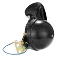 thumbnail image 3 of Loud 105DB 12V / 24V Negro Impermeable Cuerno de caracol eléctrico Cuerno de aire, 3 of 8