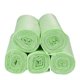 thumbnail image 1 of 100pcs Thickening Garbage Bags Disposable Plastic Rubbish Bag Disposable Biodegradable Flat Mouth Trash Bag for Home Bathroom Kitchen (Green), 1 of 3