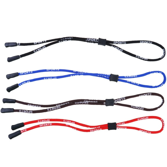 Unbranded Portable Adjustable Sports Glasses Rope for Outdoor Use Lightweight Cloth Eyewear Strap Assorted Color
