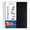 Black, variant on ONAVIA 5 Subject Notebook, College Ruled Spiral Notebook with 5 Divider Pockets, 3 Pack, 9" x 11", Poly Cover Multiple Subject Notebooks for Study ,Work, 200 Sheets, Assorted Colors