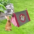 Hidden Rabbit Tent Hamster Drop Small Squirrel Pet Reptile Enclosure