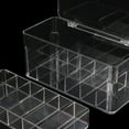 thumbnail image 2 of Caja de gestión de cables Organizador de cables transparente Almacenamiento de cables Organizador de dispositivos electrónicos con múltiples compartimentos, 2 of 7
