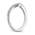 thumbnail image 6 of 14K White Gold Ring Band Wedding Diamond Round, 6 of 7