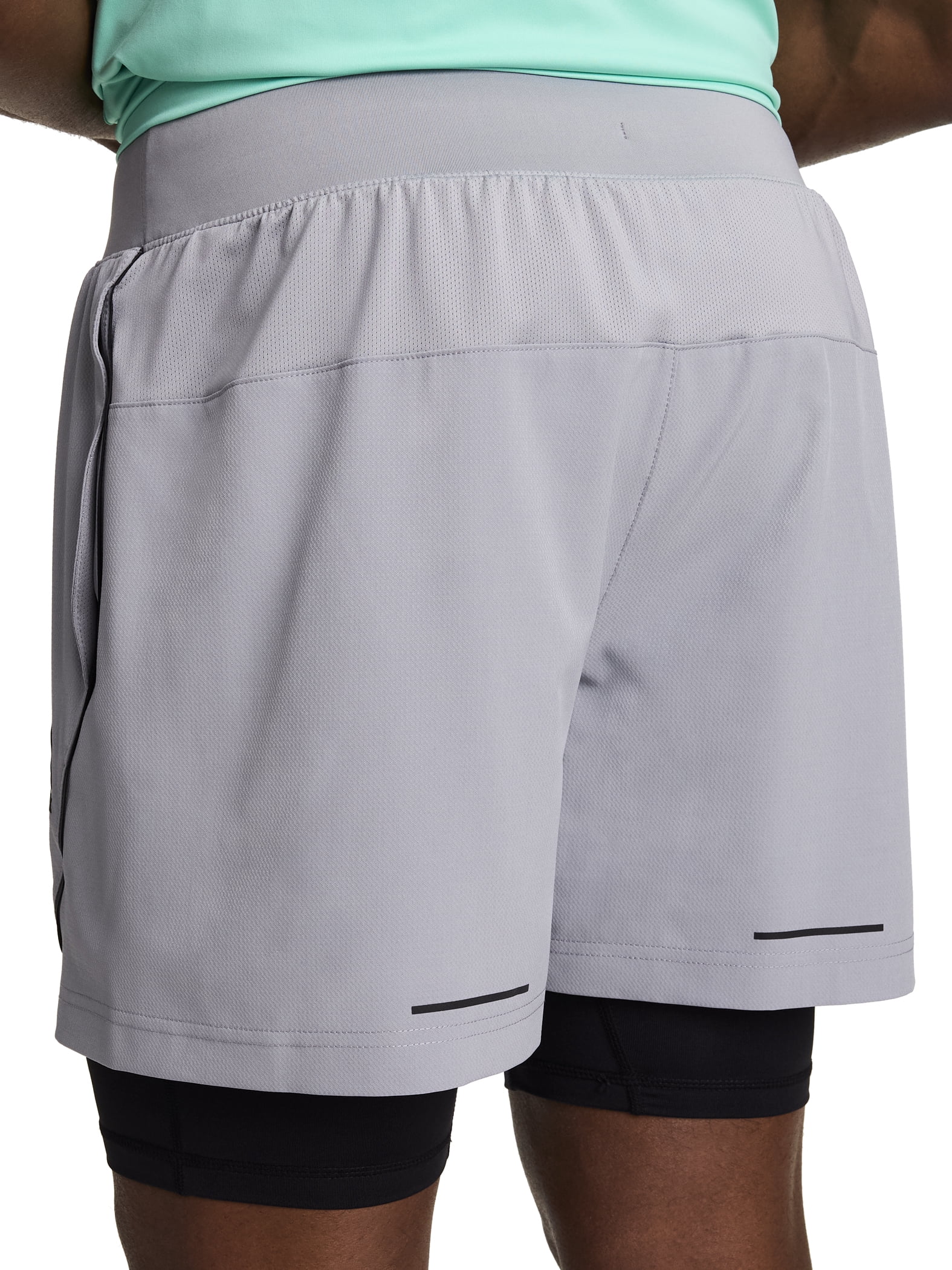 Reebok Men's and Big Men's Strength 2-IN-1 Woven Short 6" Inseam, Sizes S-3XL