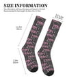 thumbnail image 4 of Sikiie Lovely Mom Ever 1 Pairs Compression Socks for Men and Women 15-20 mmHg Running Support Socks, 4 of 7