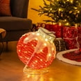 thumbnail image 2 of Costway Outdoor Christmas Lantern, Pop-Up Lighted Festive Ball with  80 LED Lights, 2 of 10