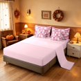 thumbnail image 4 of Homewish Cute Ghost Pumpkin Queen Bedding for Girls, Halloween Spider Bow Bedding Comforter Set Queen, Soft Pink, Pink Reversible 7 Pieces, 4 of 7