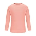 thumbnail image 4 of TFEOQRY Men's Crew Neck Sweater Solid Knit Long Sleeves Lightweight Casual Pullover for Fall Winter Warmth Top Pink, 4 of 6