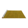 thumbnail image 2 of Ahgly Company Machine Washable Indoor Square Abstract Yellow Modern Area Rugs, 6' Square, 2 of 4
