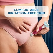 Schick Hydro Silk TrimStyle Waterproof Bikini Trimmer for Women, Includes 1 5-Blade Razor Handle & 1 Razor Blade Refill