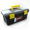 thumbnail image 4 of Portable Plastic Hardware Toolbox Household Small Size Multifunction Maintenance Toolbox Car Storage Box Anti-fall Box, 4 of 6