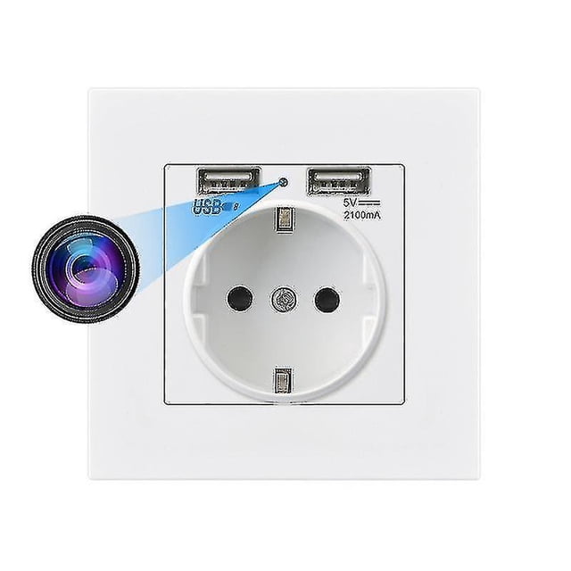 Eu Stardard Base de enchufe Mini cámara Wifi Hd tomas de corriente cámara Ip inalámbrica 24/7 vigilancia de seguridad del hogar monitoreo remoto