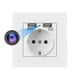 thumbnail image 1 of Eu Stardard Base de enchufe Mini cámara Wifi Hd tomas de corriente cámara Ip inalámbrica 24/7 vigilancia de seguridad del hogar monitoreo remoto, 1 of 5