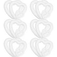 thumbnail image 5 of Eease 18Pcs White Foam Heart Wreath for DIY Wedding & Valentines Decorations - 3 Sizes, 5 of 7