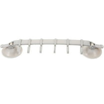 Masteelf Adjustable Cup Hook Rack with Strong Hold, Hook Holders, 32 x 7.5 x 6.8 CM Kitchen Storage Organizer