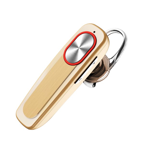 Auriculares Bluetooth de Larga Duración con Espera Universal con Micrófono para Empresas dorado Sunnimix Auricular bluetooth