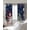Navy Blue, variant on Teal Snowman Christmas Blackout Curtains for Bedroom/Living Room, Thermal Insulated Kitchen Curtains, Xmas Tree Coastal Snowflake Starfish Grommet Darkening Window Treatment Drapes 42"x84"x2