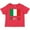 Red, variant on Inktastic Italy Flag & Italia Black Border Boys or Girls Baby T-Shirt