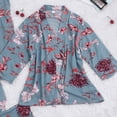 thumbnail image 4 of Fgnfyis Ensemble de Détente pour Femmes 3 Pcs à Manches Longues avec Shorts et Bretelles Pyjama Ensembles de Pyjama pour Femmes Bleu m, 4 of 9