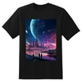 thumbnail image 2 of Plus Size Shirt for Women Black Tops for Women Short Sleeves Shirt for Women T Shirt Crewneck Shirt for Women XS, 2 of 5