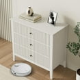 thumbnail image 2 of Heynemo White 30" Dressers Set of 2, Modern 3-Drawer Wood Nightstands for Bedroom, Living Room, Entryway, 2 of 8