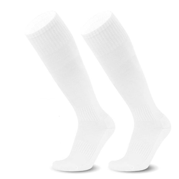 Kilaqueen Kids Knee High Sports Socks, Solid Color Youth Soccer Team Uniform Tube Socks for Boys and Girls, Practice and Game Days
