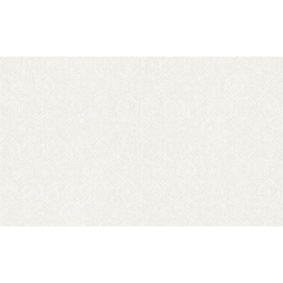 Advantage Edsel Off-White Geometric Wallpaper