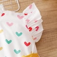 thumbnail image 5 of Wxirdiow Teen Girls Clothes Girls' 2 Piece Outfits Casual Drawstring Jogger Pants and Loose Crop Top Set Yellow Size,7Y, 5 of 7