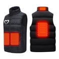 thumbnail image 3 of Kctiaxy Black Heated Vest Women Fashion USB Electric Constant Temperature Smart Heated Jacket Winter Outdoor Camping Fishing Skiing Warm Jacket Vests Without Battery, 3 of 7