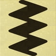 thumbnail image 1 of Ahgly Company Machine Washable Indoor Square Transitional Mustard Yellow Area Rugs, 4' Square, 1 of 7