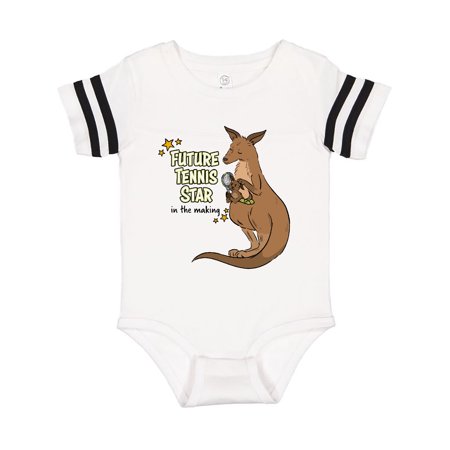 

Inktastic Future Tennis Star In The Making Kangaroo Gift Baby Boy or Baby Girl Bodysuit