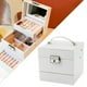 thumbnail image 3 of Caja de almacenamiento de joyas Hugo Blanco Bandeja extraíble, 3 of 10