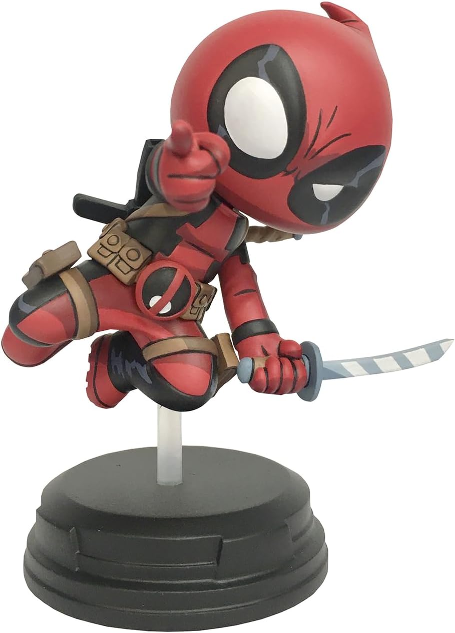 Marvel Animated Series: Deadpool Jumping Statue