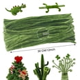 thumbnail image 5 of Limpiadores de tuberías con tallos de chenilla de color verde oscuro, limpiadores de tuberías de colores de 12 pulgadas, suministros para manualidades, 200 unidades de limpiadores de tubería, 5 of 5