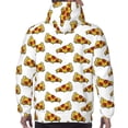 thumbnail image 7 of Salouo Pizza Pattern Men's Fall Hoodie Sweatshirt,Sport Hoodie with Pockets for Men Pullover Casual Hooded Sweatshirt-3X-Large, 7 of 7