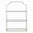 thumbnail image 3 of Kate and Laurel Ciel Tiered Wall Shelf, Silver 20x30, 3 of 7