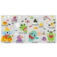 Halloween Stickers Horror Atmosphere Window Glass Decoration Stickers