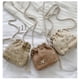 thumbnail image 2 of Zhuge Bolso de hombro tejido para mujer, bolso de mano tejido, bolso de mano tejido elegante para playa de verano, bolsos de hombro de 5,9 x 2,36 x 5,9 pulgadas (marrón), 2 of 4