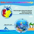 thumbnail image 3 of 2 Pack Tummy Time Water Mat, Water Play Mat for Babies Inflatable Activity Center, Infant Baby Water Mat for Newborn Infant Toddler Boy Girl, Promote Baby's Growth, 3 of 6